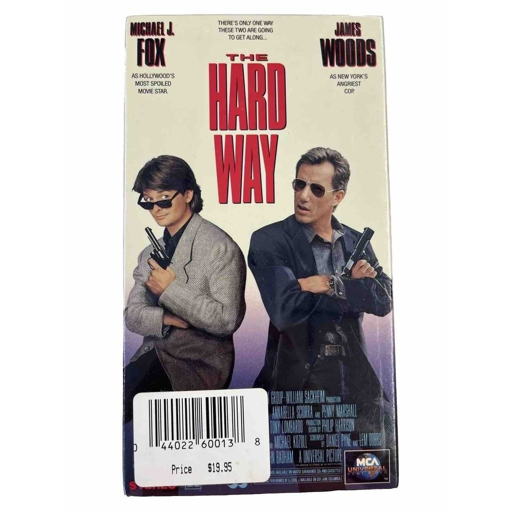 The Hard Way VHS 1991 Sealed Michael J Fox